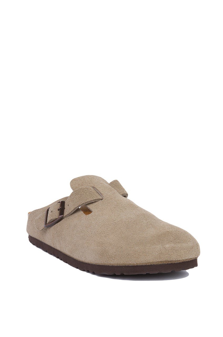 birkenstock clog taupe suede